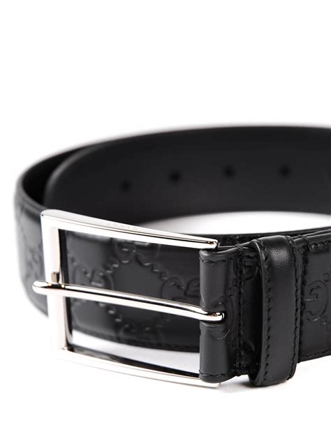 gucci signature leather belt mens|gucci guccissima belt.